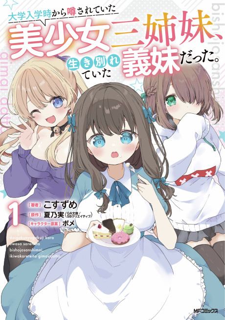 Daigaku Nyuugakuji Kara Uwasa Sareteita Bishoujo San Shimai, Ikiwakareteita Gimai Datta Cover Image