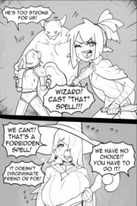 A Wizard who can cast a forbidden spell Cover Image